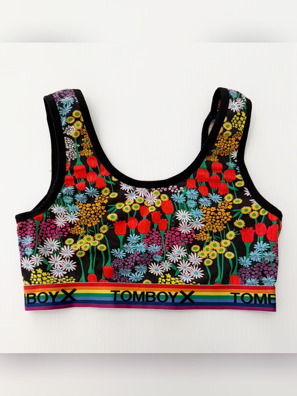 TomboyX Essentials Soft Bra – Awesome Blossom Size-XS